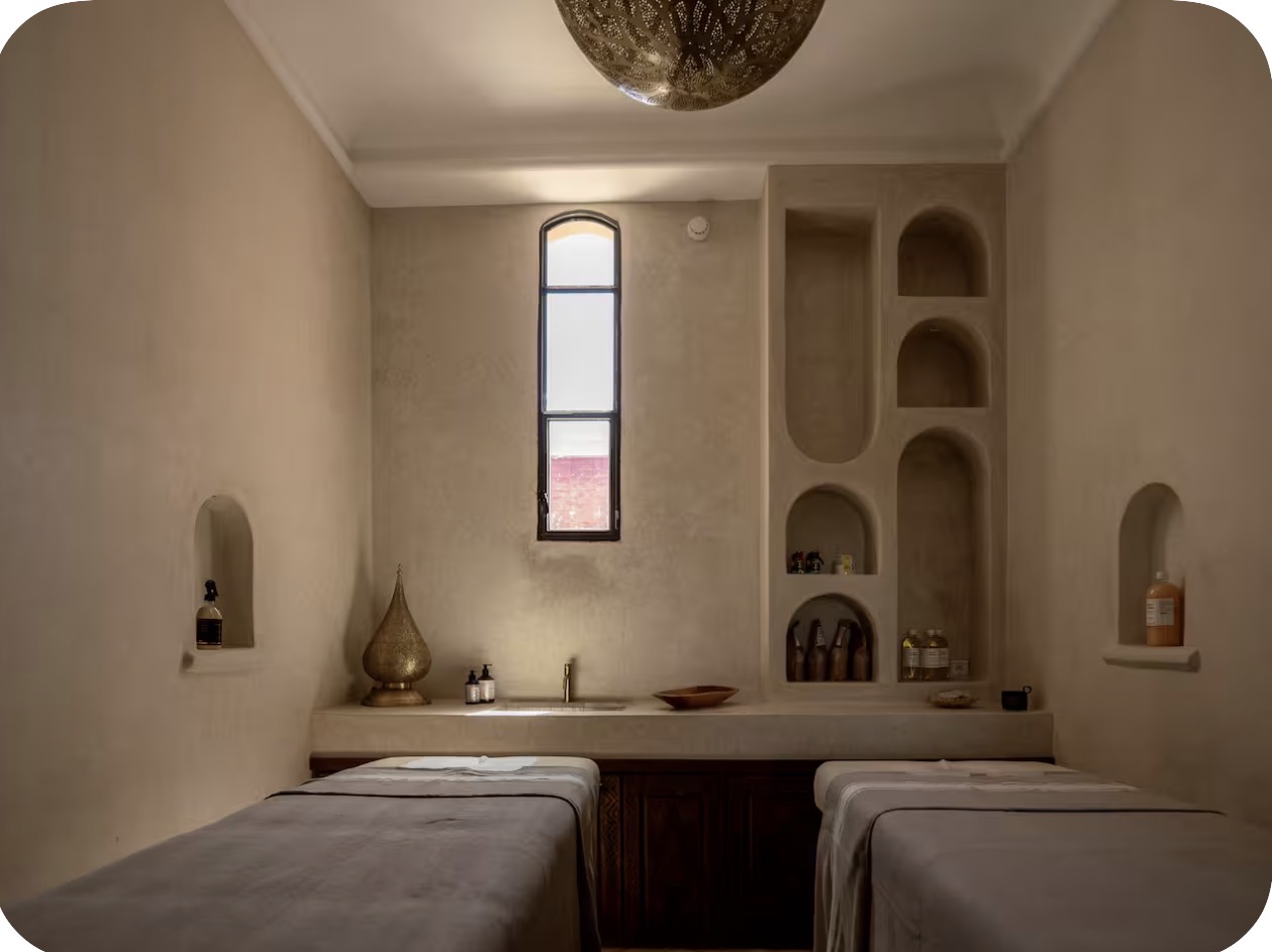 Spa treatment room